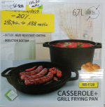 Garnek+patelnia 6,7 l